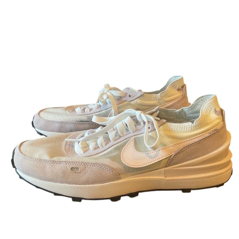 Nike Waffle One Women's Size 8 Sneakers Sail Light Soft Pink Shoes DN4696 NWOT